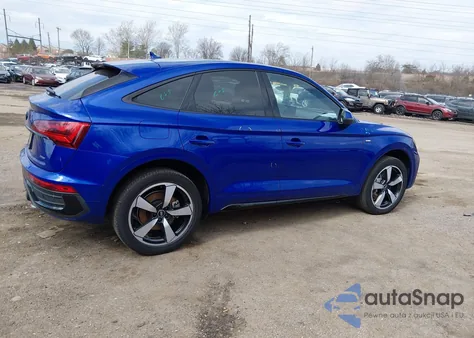 2022 Audi Q5 Sportback Premium Plus 45 Tfsi S Line Quattro S Tronic from USA, damaged, VIN WA15AAFY8N2012358